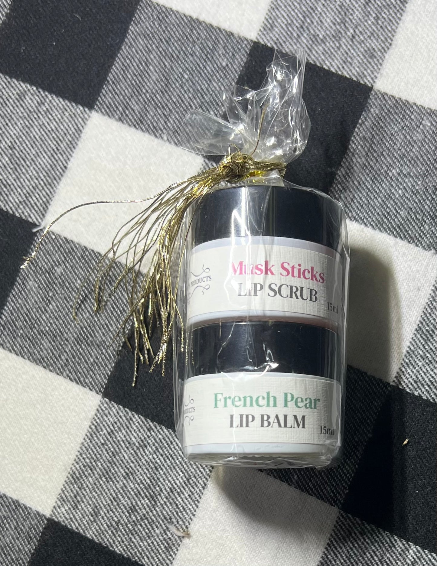 SPECIAL PRICE $20 - Musk Sticks Lip Scrub + French Pear Lip Balm Giftpack