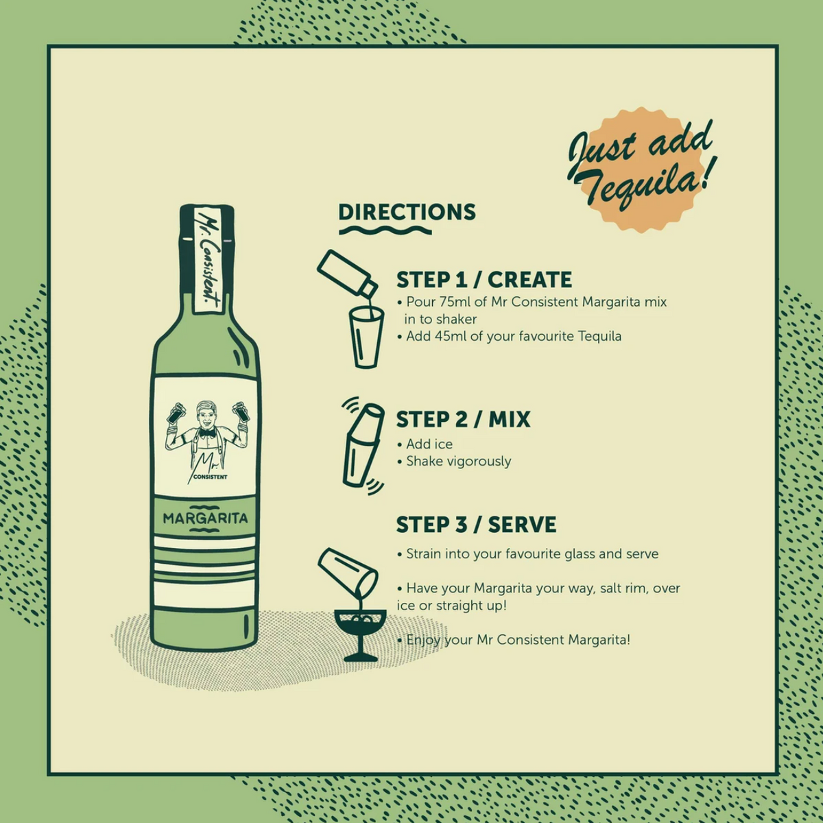 Mr Consistent Margarita Mix Ocean Gypsy Co.
