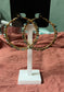 SALE PRICE $30 Stone Boho Large Hoops (MAY DELIVERY)