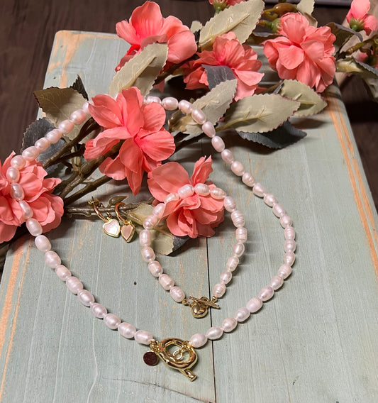 SALE PRICE $90 Liberte’ Necklace - Freshwater pearls