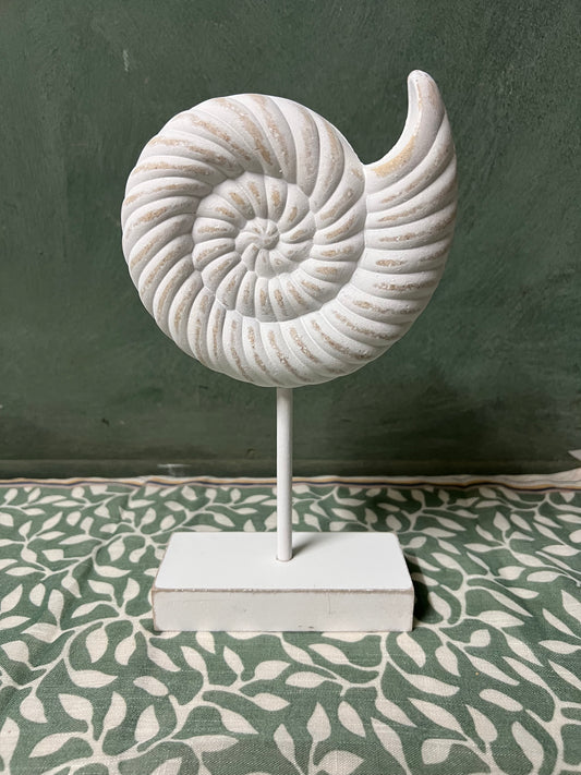 SALE PRICE $15 Shell decoration - white
