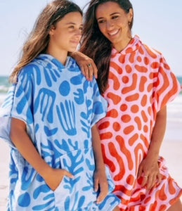 Deluxe beach poncho - Adult. SALE PRICE $50.00