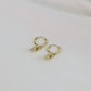 SALE PRICE $30 Earrings - Spiral Shell, Gold Plated and Sterling Silver Hoop Earrings