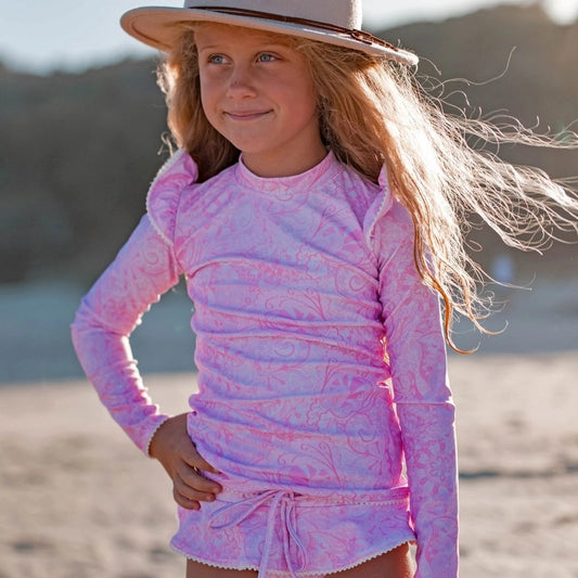 Girls Swimwear - 2pc - Lulu in pink