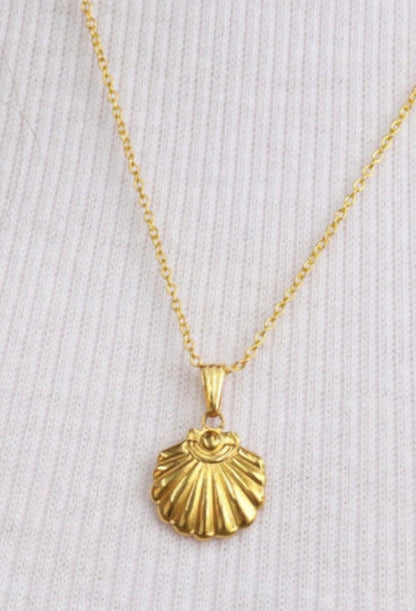 SALE PRICE $30 Necklace - Shell pendant