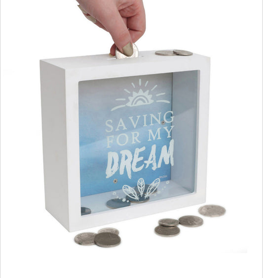 SALE PRICE $20 Money Box - Saving For My Dream