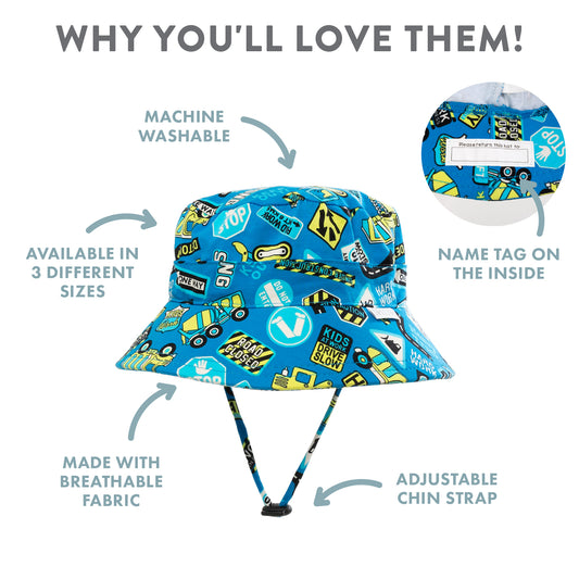 SALE PRICE $20 Children's Hat - Construction OR Dinosaurs