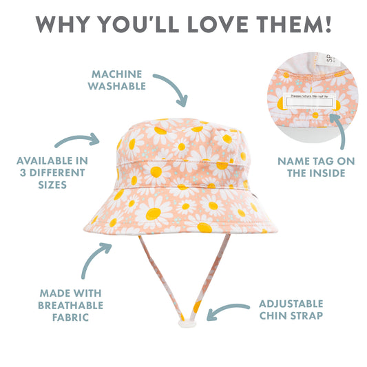 SALE PRICE $20 Children's Hat - Daisies OR Unicorns