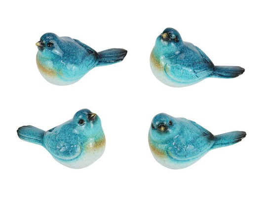 SALE PRICE $10 8cm Blue Marble Fairy Wren 4 Asstd